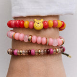 Disney Winnie The Pooh Beaded Charm Bracelet - Winnie the Pooh