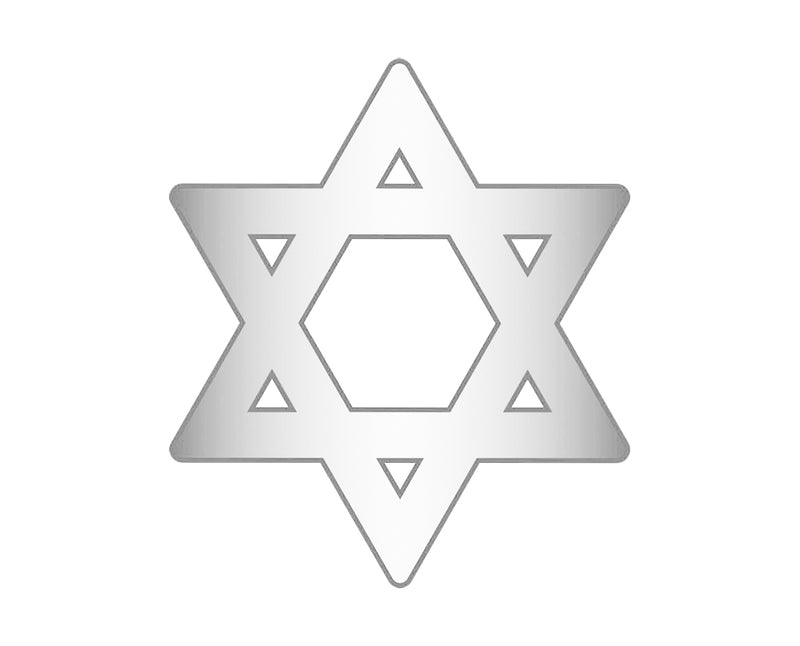 Mini Star of David Icon - Silver