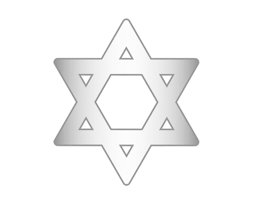 Mini Star of David Icon - Silver