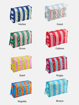 BaubleBar Striped Take It Away Custom Storage Pouch - Custom Cabana