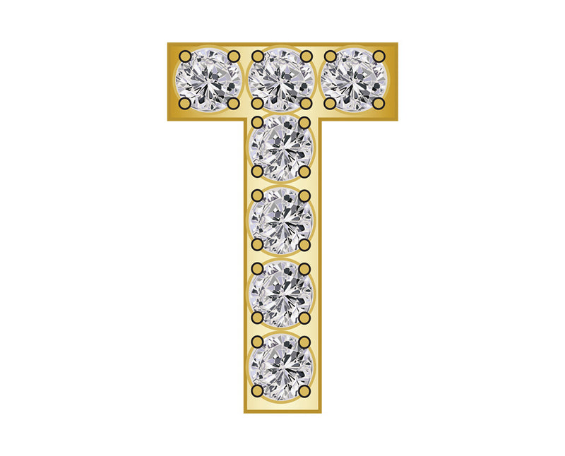 Pavé Initial Icon - T