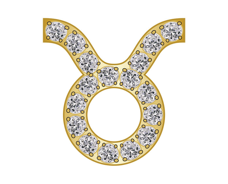 Pavé Zodiac Icon - Taurus