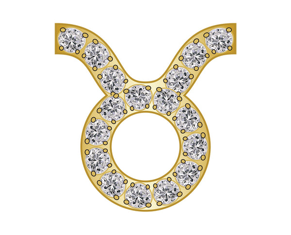 Pavé Zodiac Icon - Taurus
