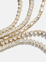 BaubleBar  - 
    Gold tennis bracelet for stacking
  
