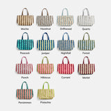 Striped Custom Alpha Tote - Hazelnut