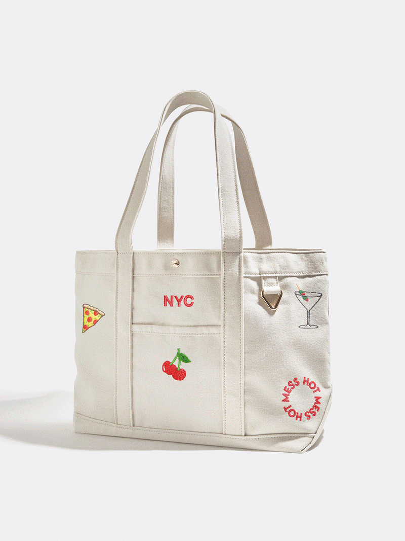 BaubleBar Medium Custom Icon Tote - Medium - 
    Hand select 5 icons to personalize your tote
  
