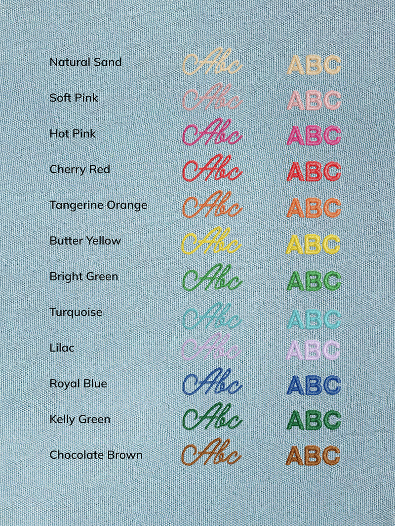 BaubleBar Light Denim - 
    Hand select 5 icons to personalize your tote
  

