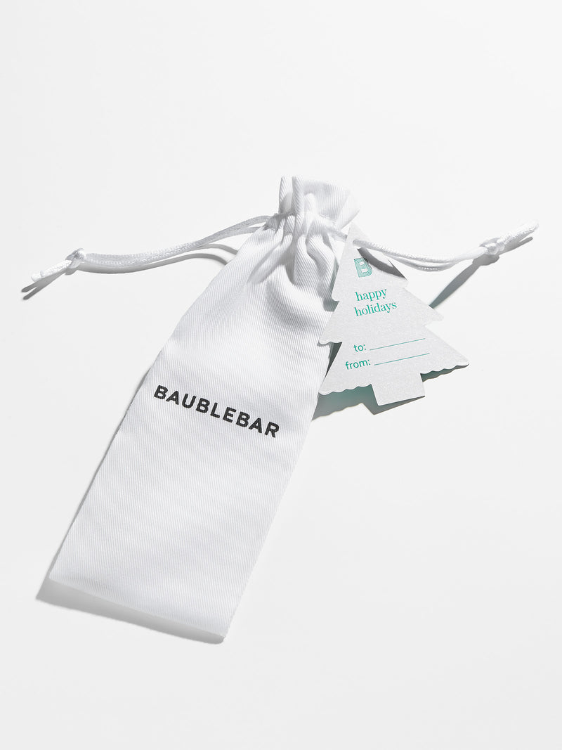 BaubleBar 85534-White - Ornament Pouch