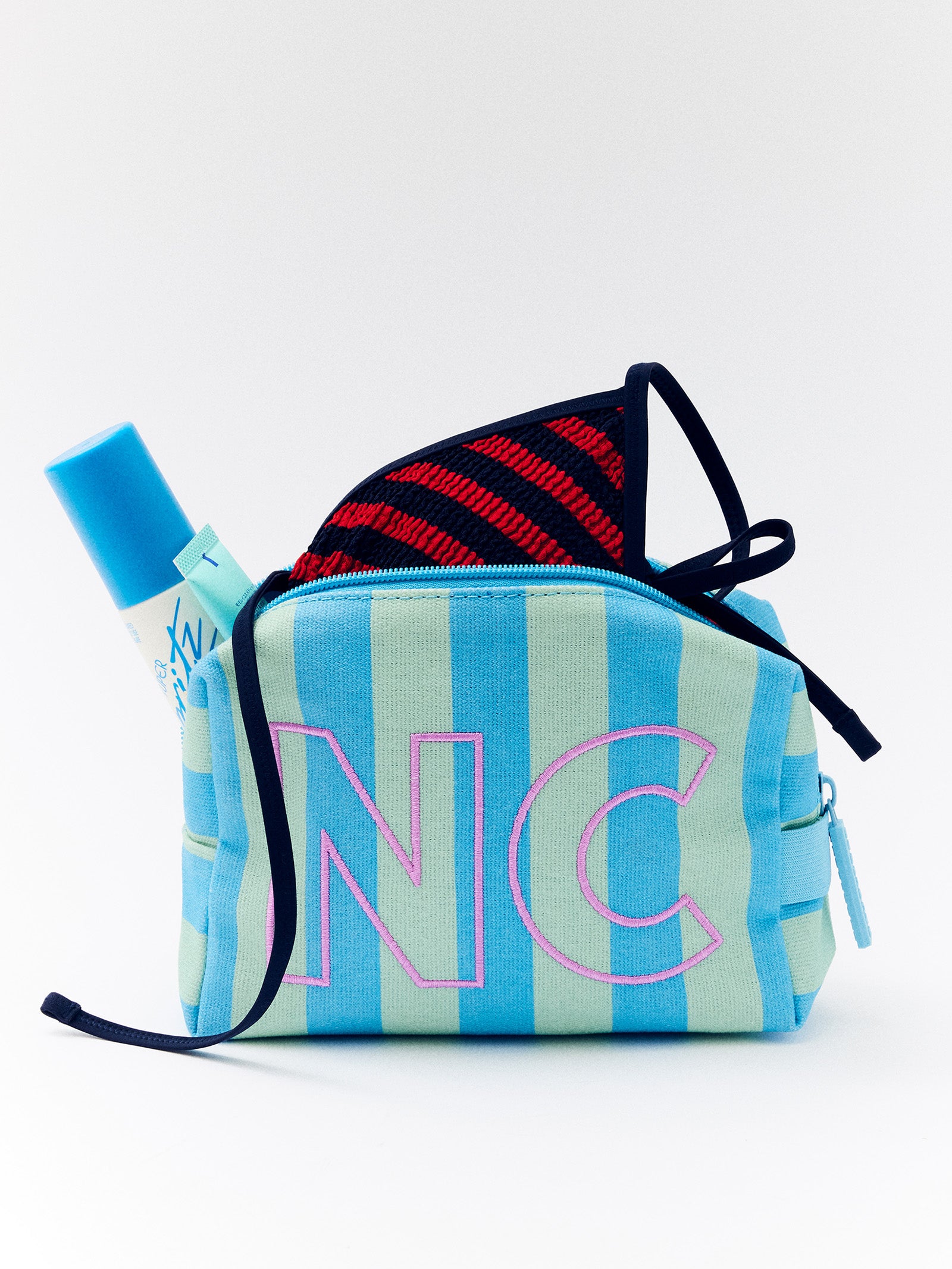 Striped Take It Away Custom Storage Pouch - Custom Breeze