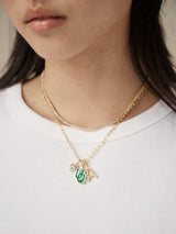 BaubleBar University of Oregon Cluster Charm - University of Oregon - 
    Gold charm for bracelets and necklaces
  
