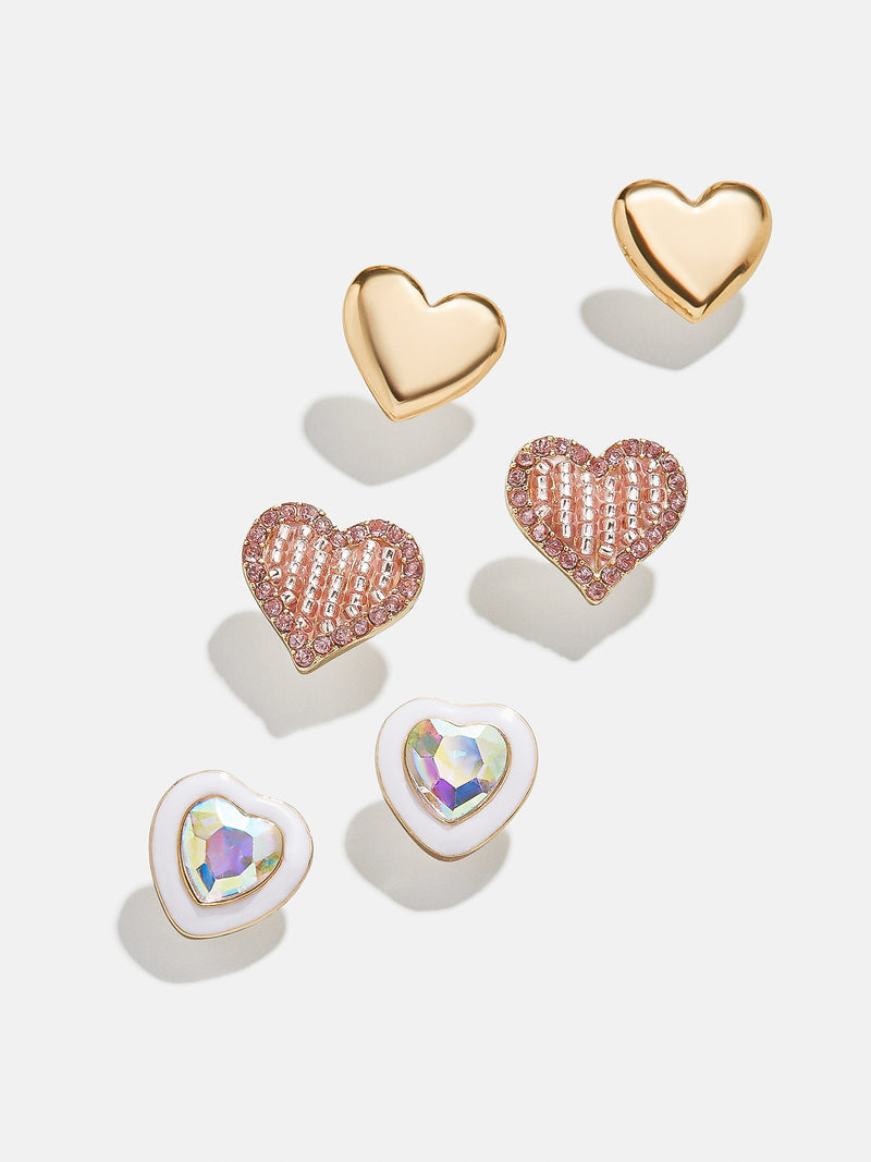 BaubleBar Remi Kids' Earring Set - 3 pairs of kids' earrings