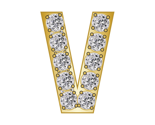Pavé Initial Icon - V