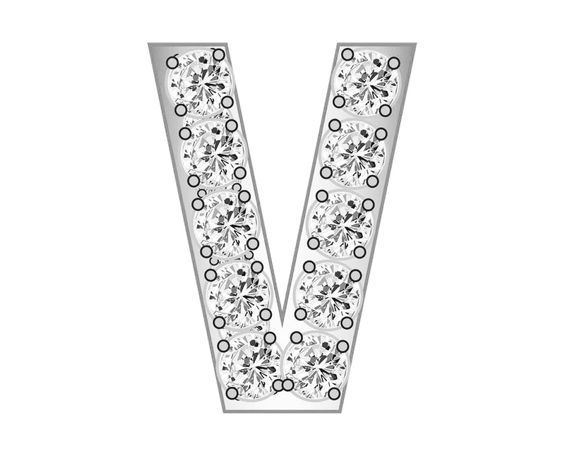 Mini V - Clear/Silver