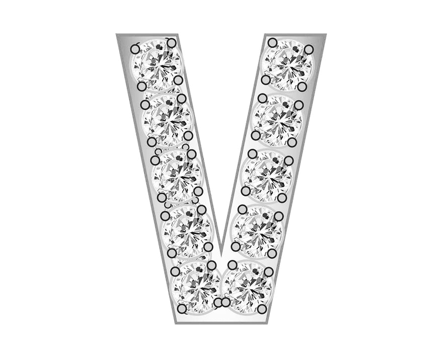Mini V - Clear/Silver