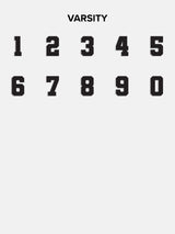 BaubleBar Knotty Varsity Custom Necklace - Navy Single Digit - 
    Enjoy 20% Off Custom Jewelry for Mother’s Day
  
