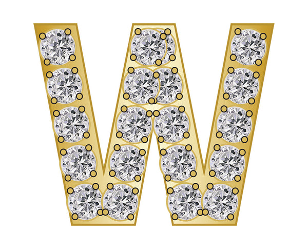 Pavé Initial Icon - W