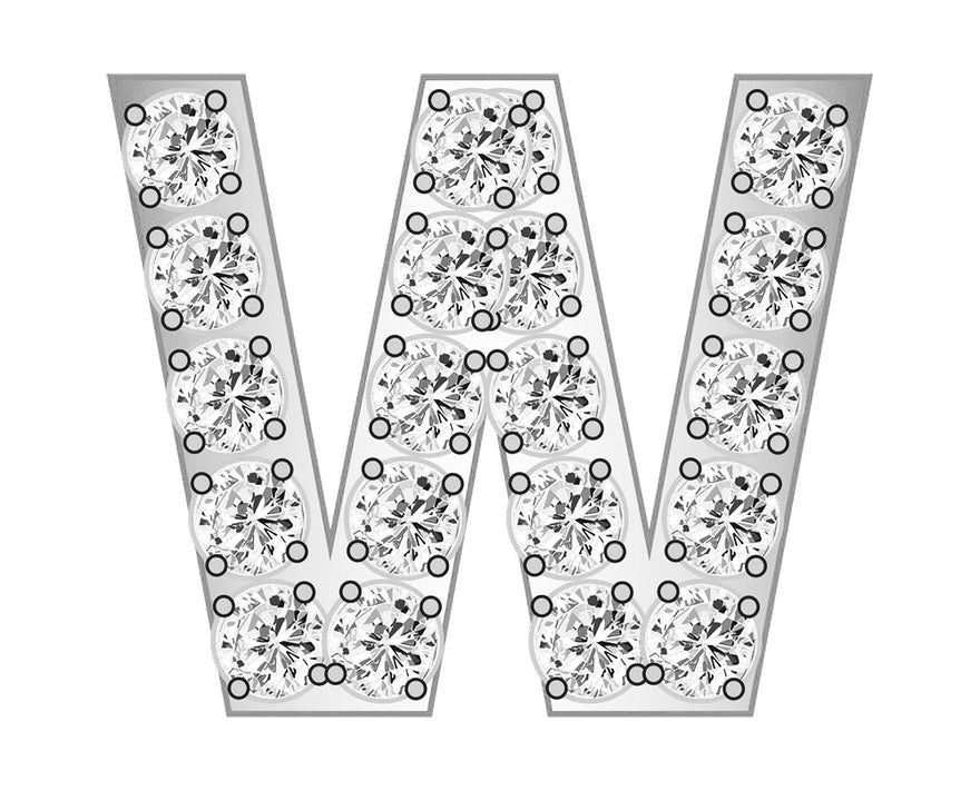 Mini W - Clear/Silver