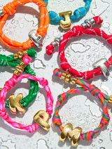 BaubleBar  - 
    Gold initial waterproof paracord bracelet
  
