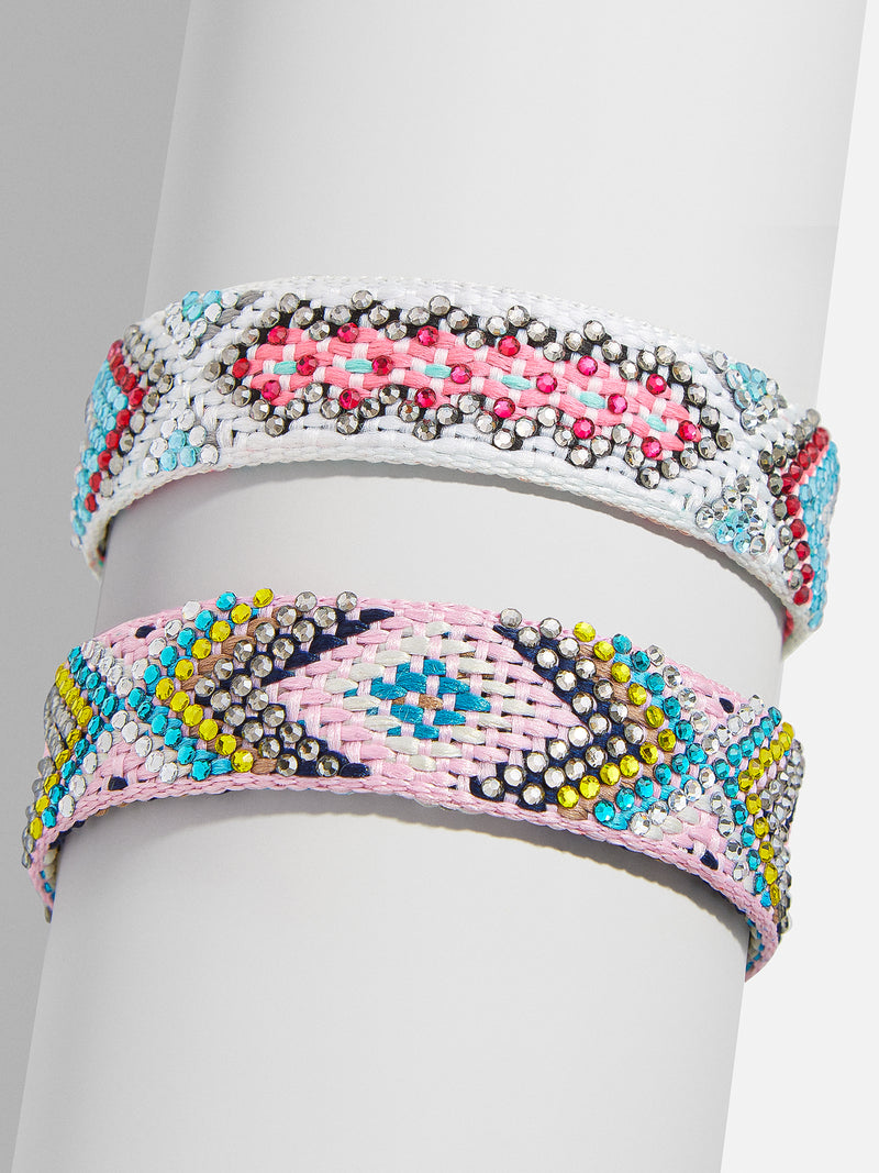 BaubleBar Crystal Woven Friendship Bracelet - Get an extra 20% off sale styles. Discount applied in cart 