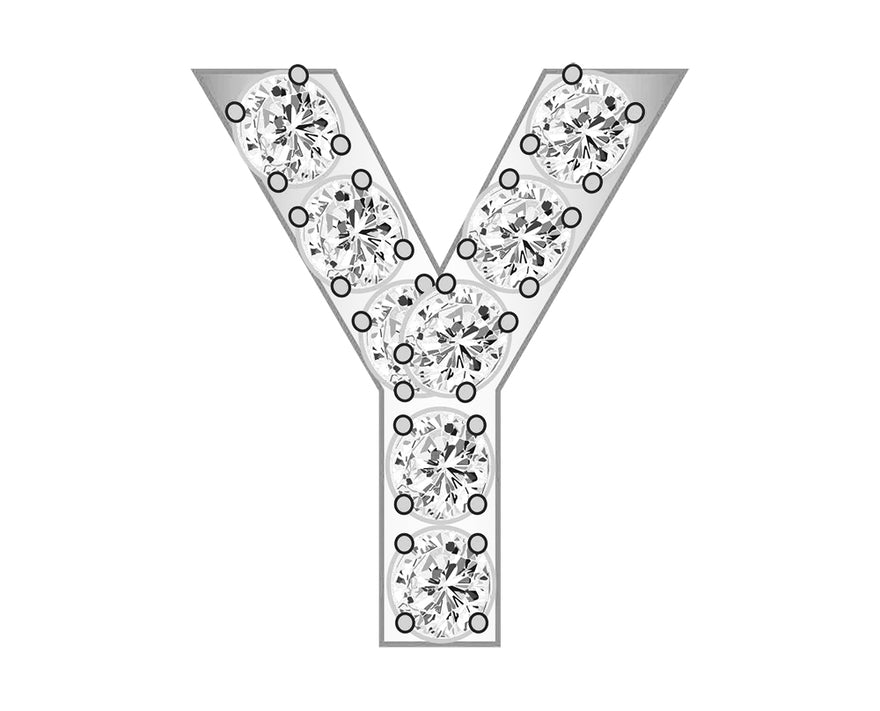 Y - Pavé Silver