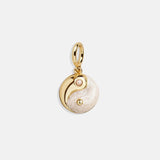 Protection Cluster Charm - Pearl Yin Yang