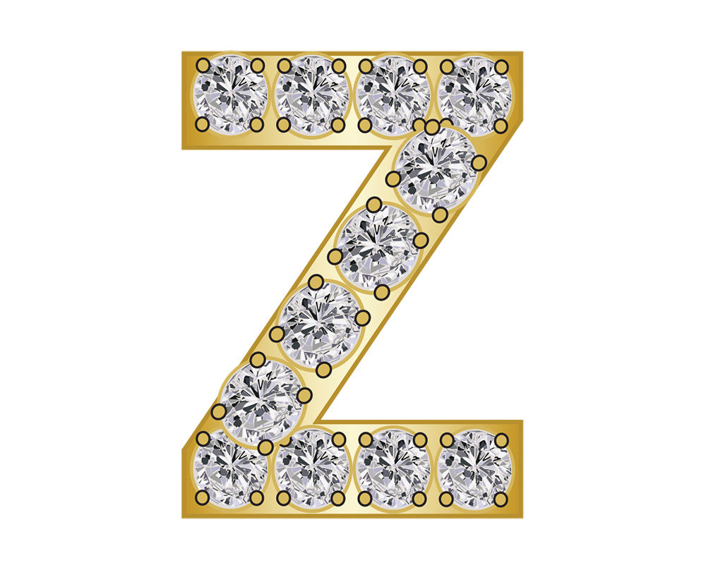 Pavé Initial Icon - Z
