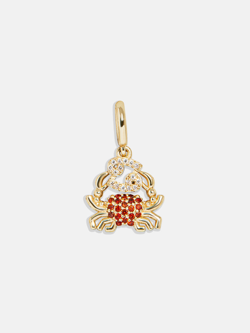 Pavé Zodiac Cluster Charm - Cancer