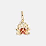 Pavé Zodiac Cluster Charm - Cancer
