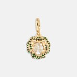 Pavé Zodiac Cluster Charm - Leo