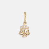 Pavé Zodiac Cluster Charm - Libra