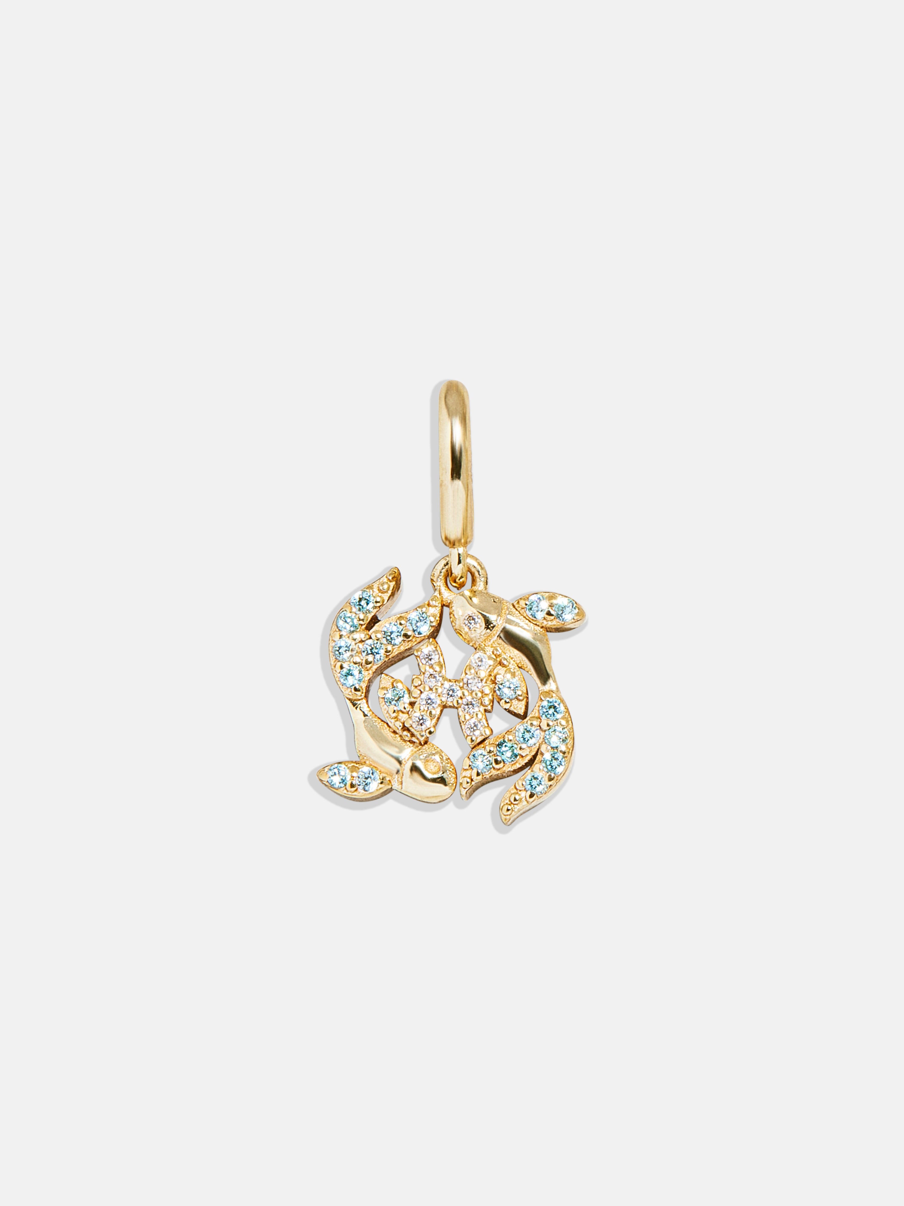 Pavé Zodiac Cluster Charm - Pisces