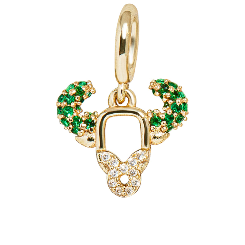 Pavé Zodiac Cluster Charm - Taurus