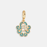Pavé Zodiac Cluster Charm - Virgo