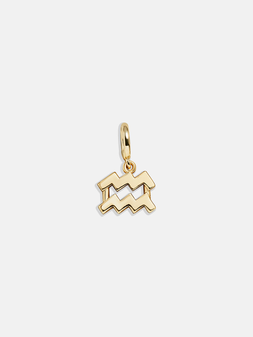 Zodiac Symbol Cluster Charm - Aquarius