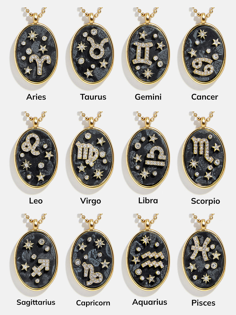 BaubleBar Zodiac Sign Pendant Necklace - Zodiac pendant necklace