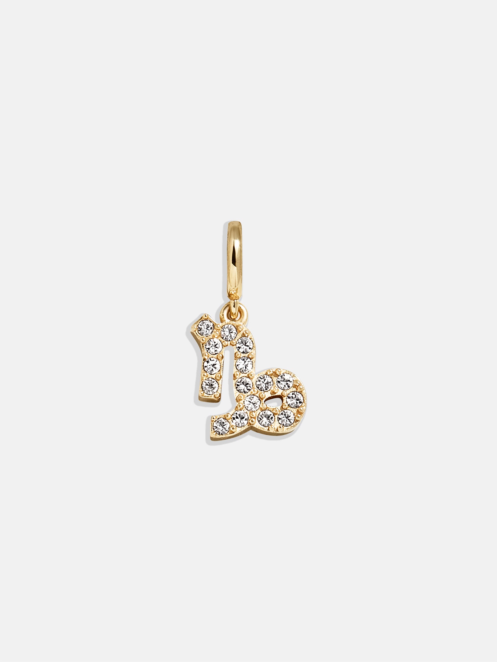 Pavé Zodiac Symbol Cluster Charm - Capricorn