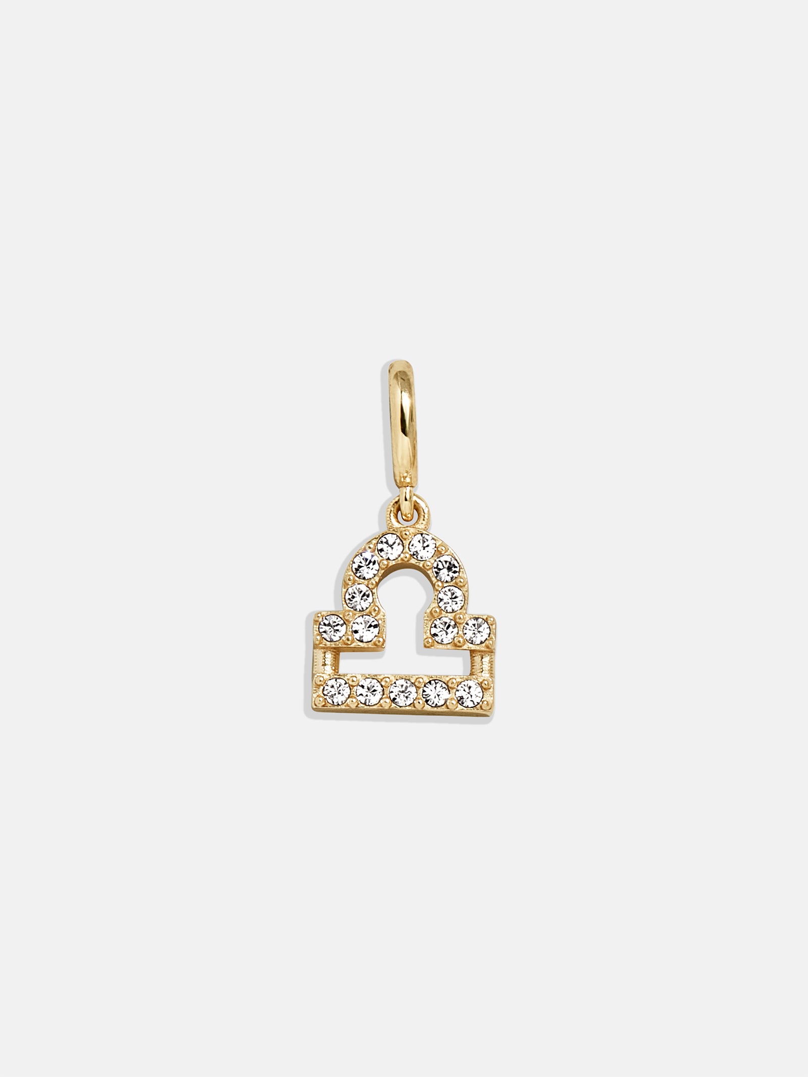 Pavé Zodiac Symbol Cluster Charm - Libra