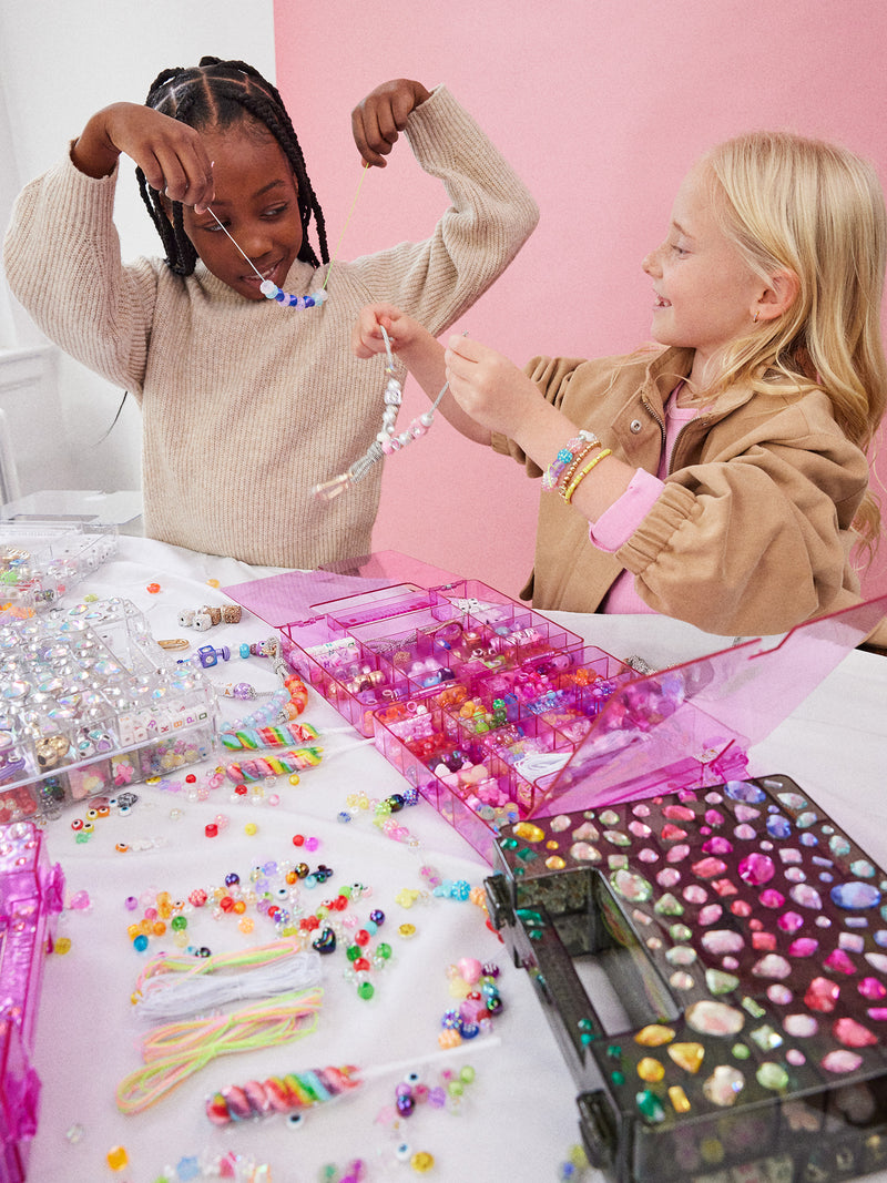 BaubleBar The Dream Duo Kids’ DIY Kit - Pink - 
    Children’s craft kit for bracelets and bag charms
  
