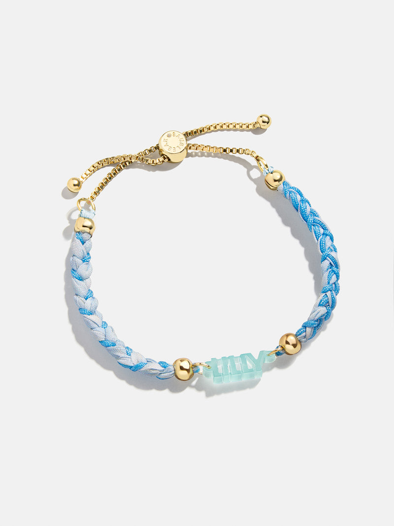 BaubleBar Kids' Custom Acrylic Nameplate Bracelet - Translucent Aqua - 
    Enjoy 20% off - This Week Only
  
