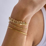 Bubble Slider Custom Bracelet - Bubble Single Strand