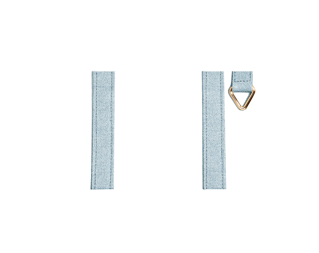 Alpha Custom Tote - Blue Denim