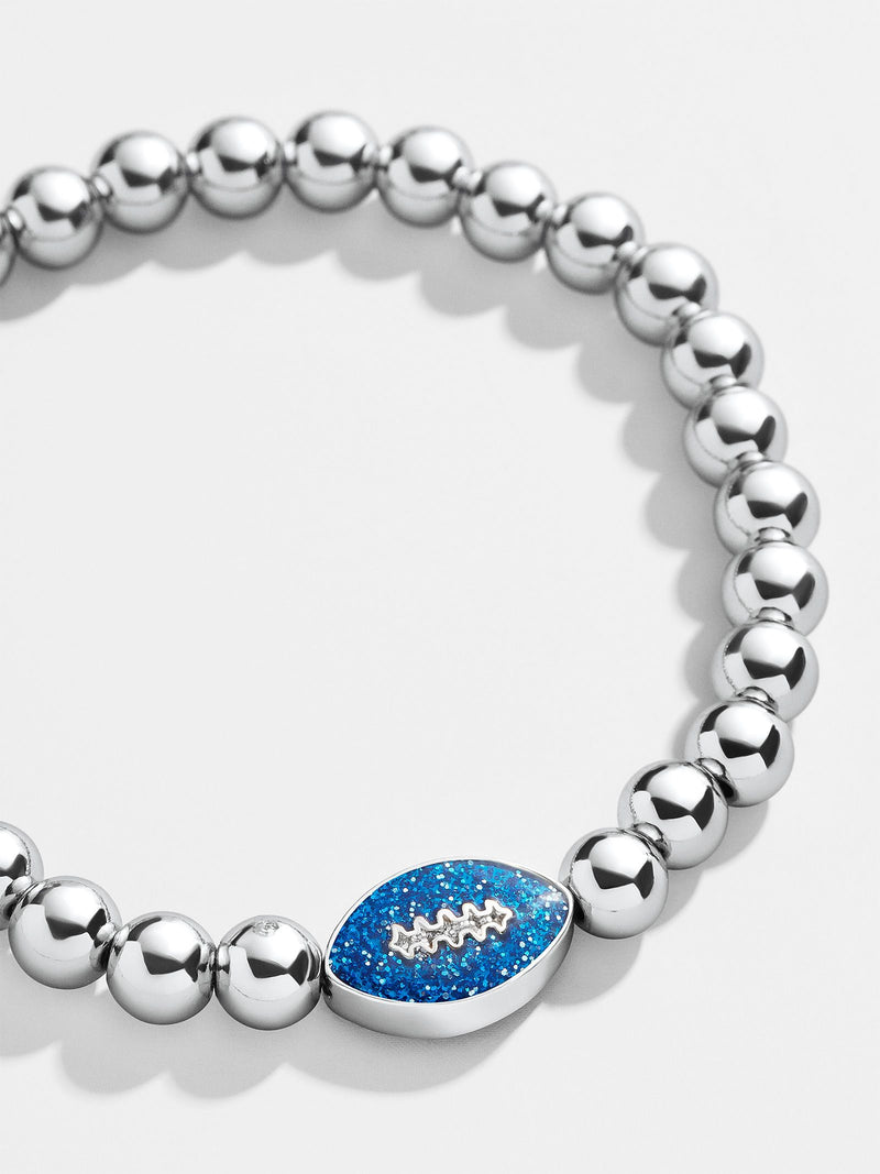 BaubleBar Indianapolis Colts NFL Silver Pisa Bracelet - Indianapolis Colts - NFL beaded stretch bracelet