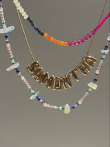 BaubleBar Rowan Semi-Precious Custom Layered Necklace - Santorini - 
    Multicolored layered necklace set 
  
