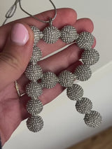 BaubleBar Merry Monogram Ornament - Silver/Pavé - 
    EXTRA 20% OFF SALE ENDS TONIGHT
  
