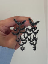 BaubleBar In Full Flight Bat Earrings - Bat - 
    Statement Halloween earrings 
  
