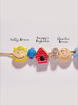 BaubleBar Friends Forever Charm Bracelet - Peanuts - 
    Multicolored pull-tie bracelet
  
