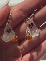 BaubleBar Hangin' with my Boo Hoop Earrings - Ghost - 
    Halloween ghost earrings
  
