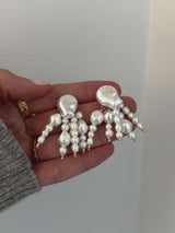 BaubleBar Adeline Statement Pearl Earrings - Pearl - 
    Pearl drop earrings 
  
