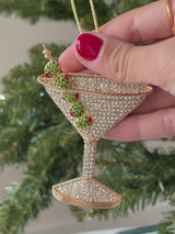 BaubleBar Pitted and Poured Martini Ornament - Martini - 
    Christmas holiday ornament 
  
