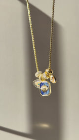 BaubleBar Evil Eye Charm Necklace - Lapis Evil Eye - 
    Enjoy 25% Off: It’s the Big Biannual Event
  
